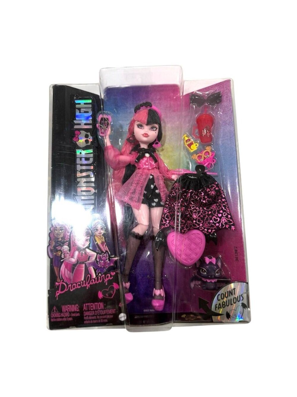 Monster High Draculaura And Count Fabulous Generation 3 Doll New NIB